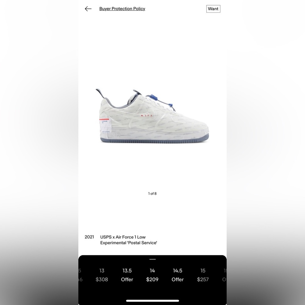 Nike Airforce 1 Post Office